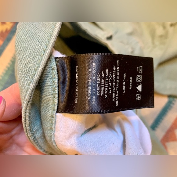 Kut from the Kloth Diana Skinny Jeans Light Green - Picture 6 of 6